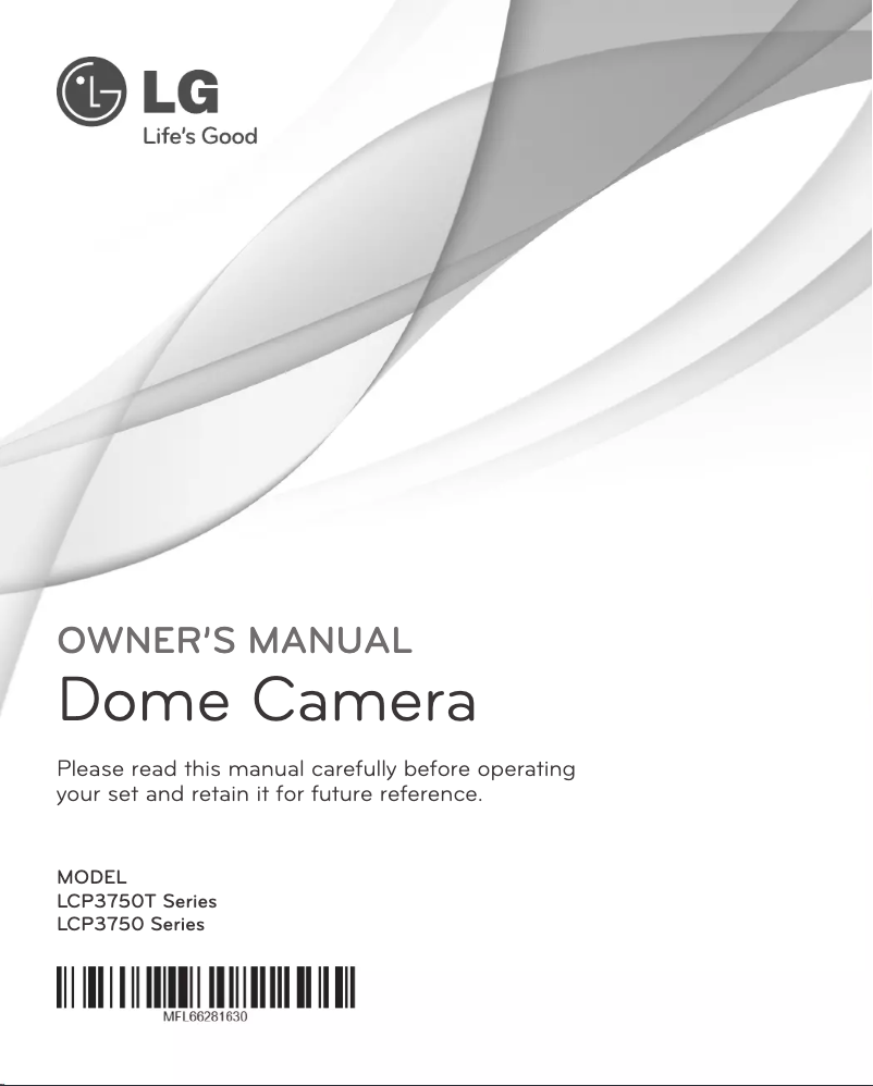 Page n°1 - Manuel utilisateur LG LCP3750T