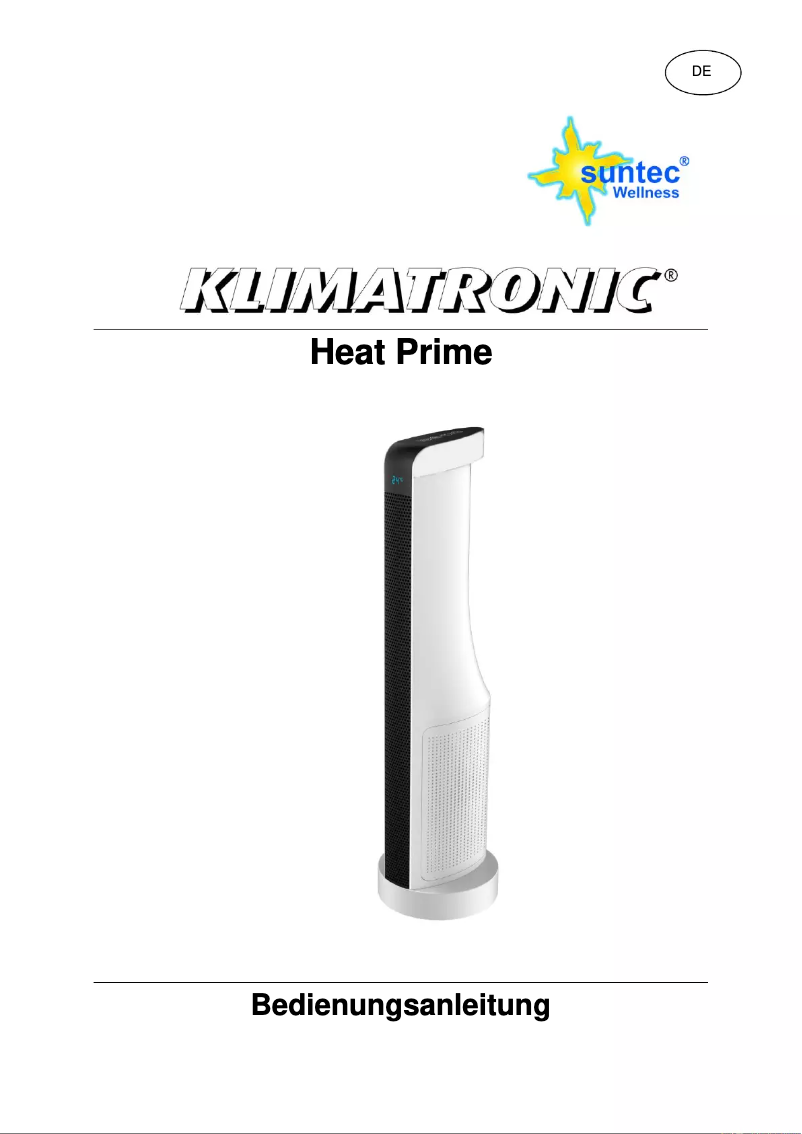 Image de la première page du manuel de l'appareil Heat Prime