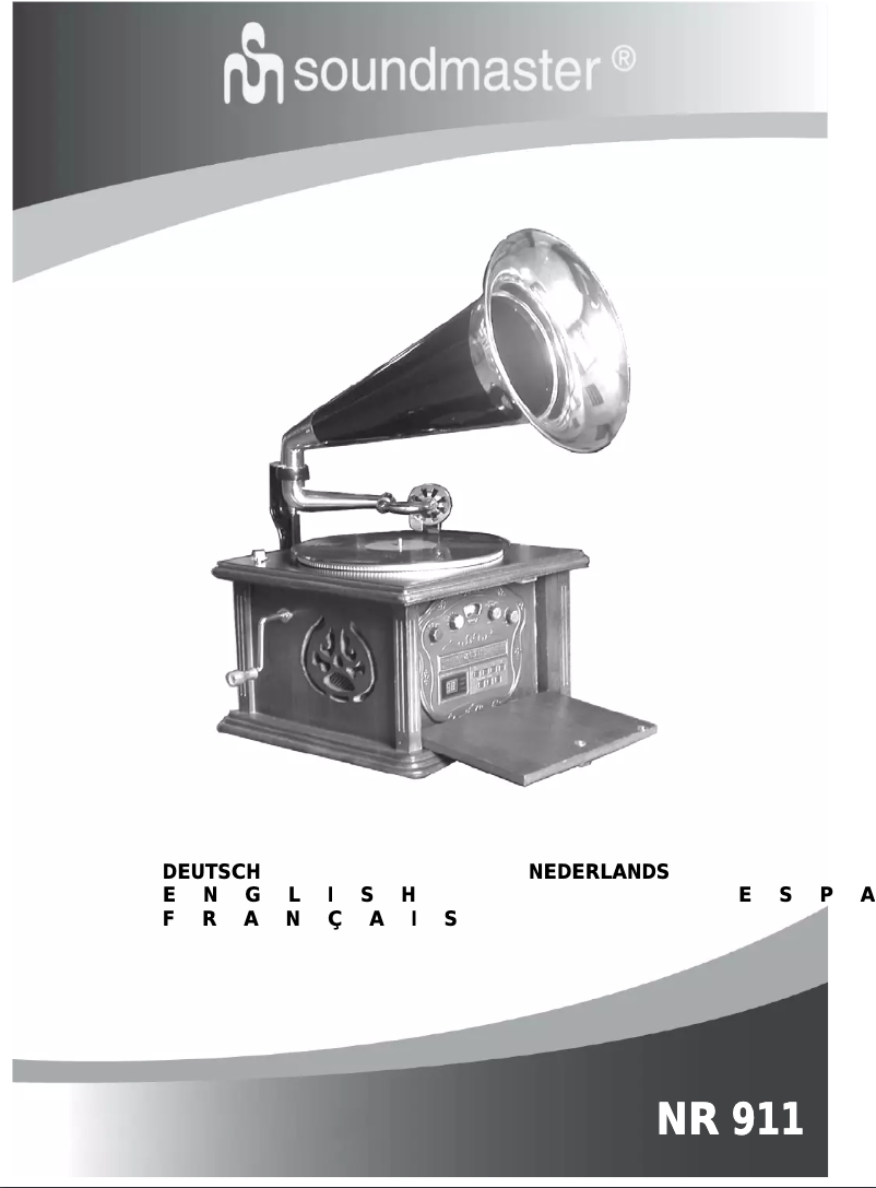 Image de la première page du manuel de l'appareil NR 911