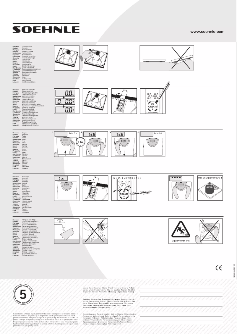 Page n°1 - Manuel utilisateur Soehnle Elba