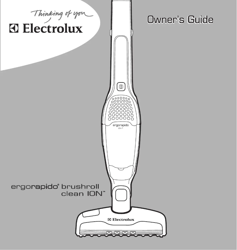 Page 1 de la notice Manuel utilisateur Electrolux Ergorapido Brushroll Clean EL1071