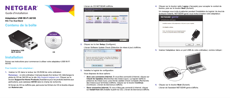 Image de la première page du manuel de l'appareil A6100