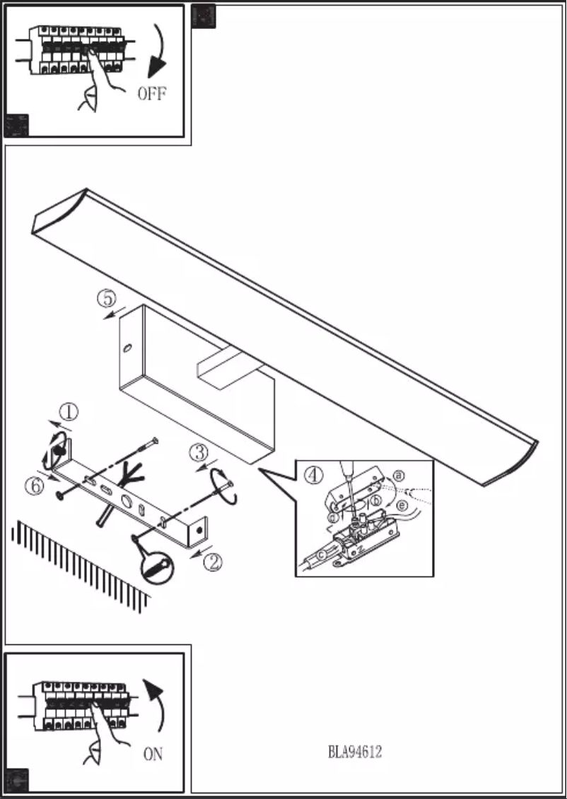 Page n°1 - Manuel utilisateur Eglo Tabiano