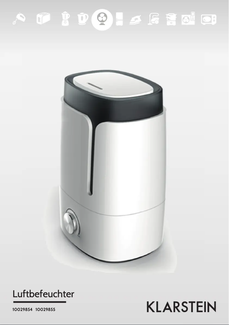 Page n°1 - Manuel utilisateur Klarstein 10029855