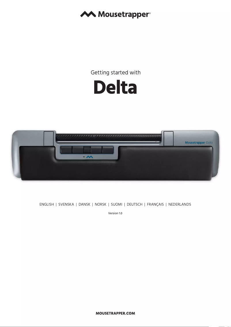 Page 1 de la notice Manuel utilisateur Mousetrapper Delta