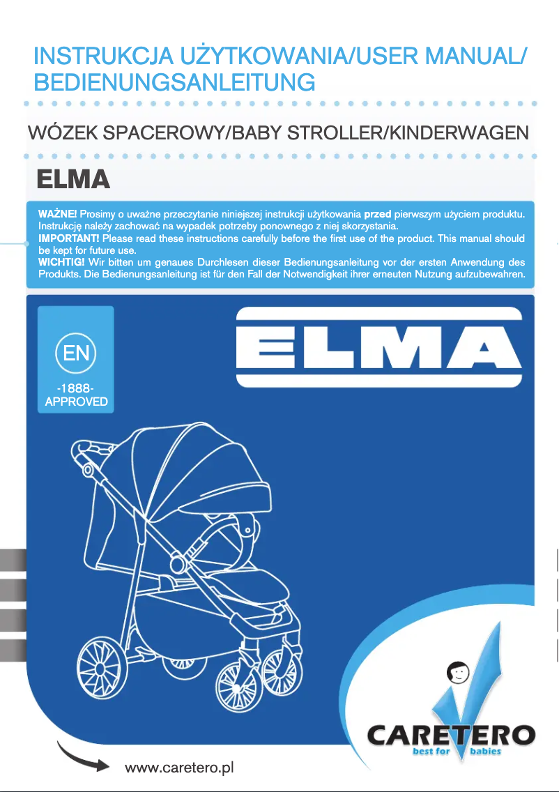 Page n°1 - Manuel utilisateur Caretero Elma