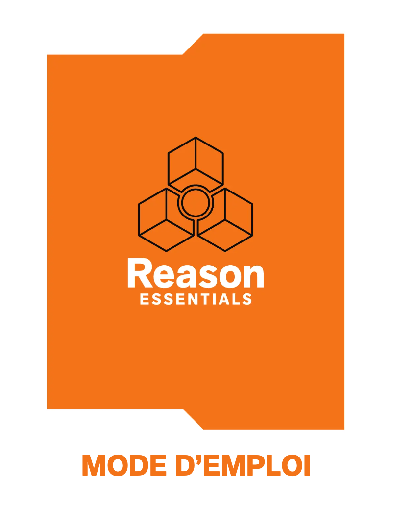 Image de la première page du manuel de l'appareil Reason Essentials 1.5