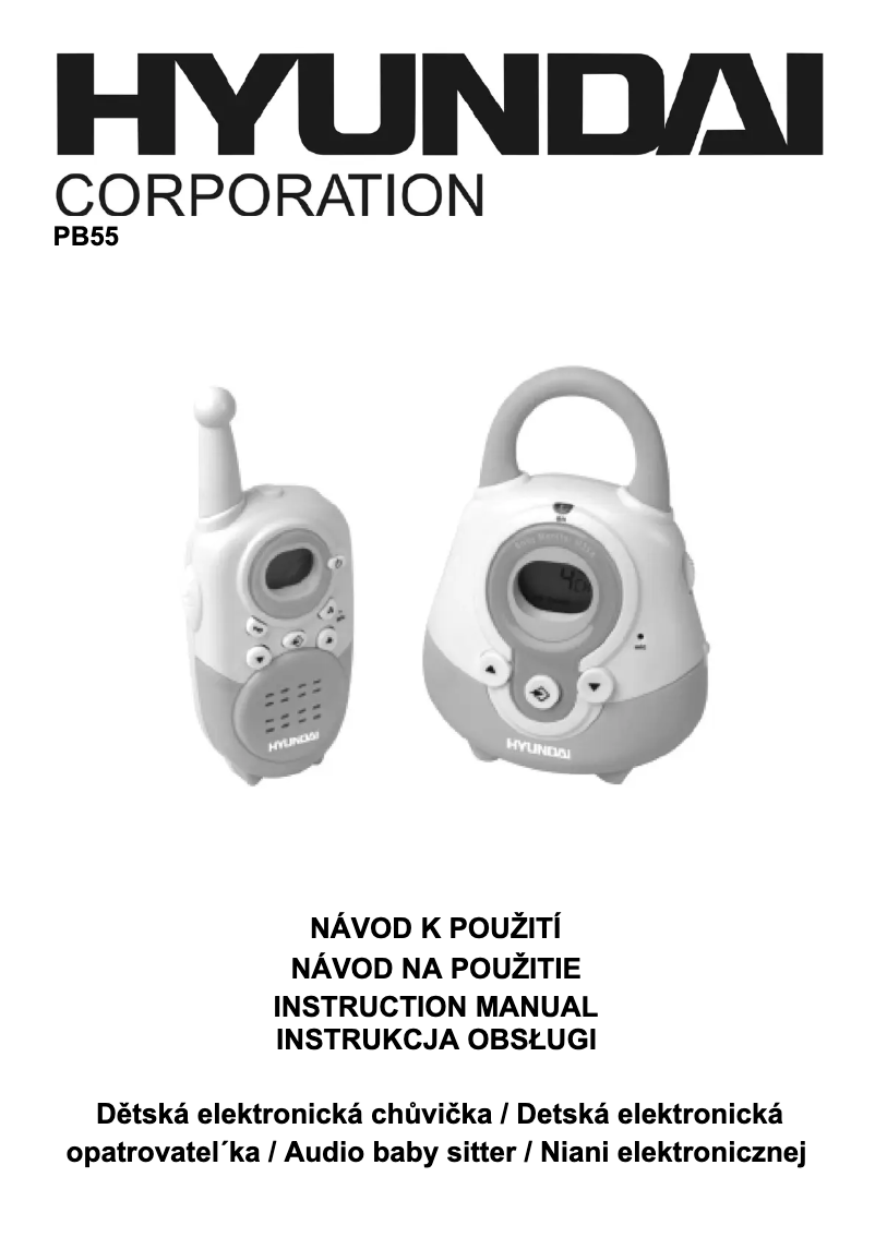 Page n°1 - Manuel utilisateur Hyundai PB55