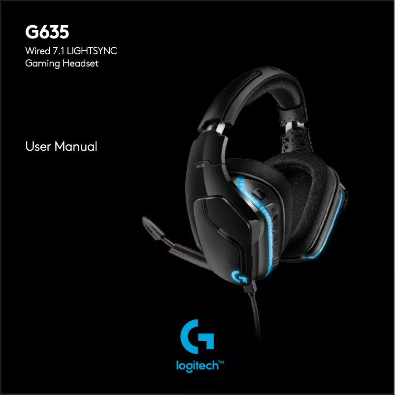 Página 1 del manual Manual de usuario Logitech G635