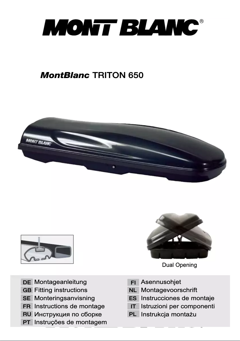 Image de la première page du manuel de l'appareil Triton 650