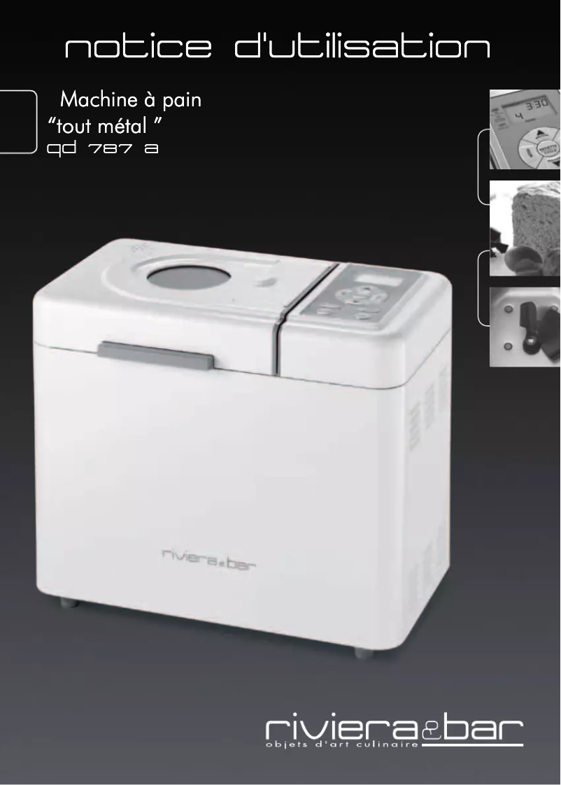 Image de la première page du manuel de l'appareil QD 787 A