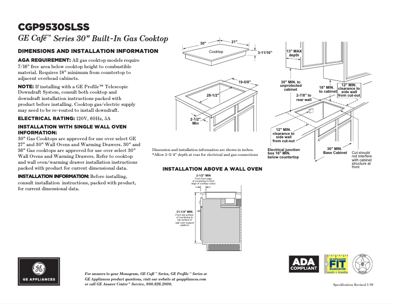 Image de la première page du manuel de l'appareil Café CGP9530SLSS