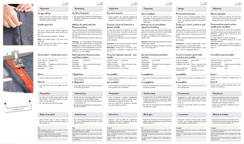 Page n°1 - Manuel utilisateur Bernina 35