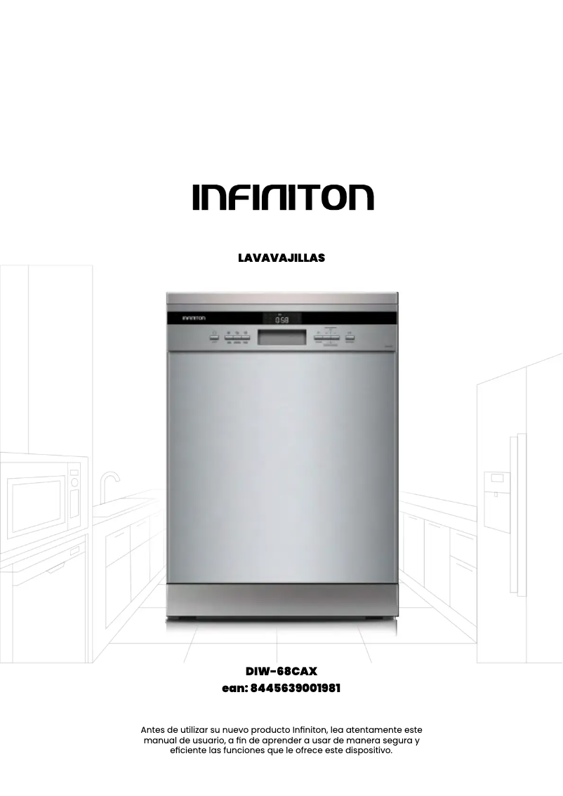 Image de la première page du manuel de l'appareil DIW-68CAX