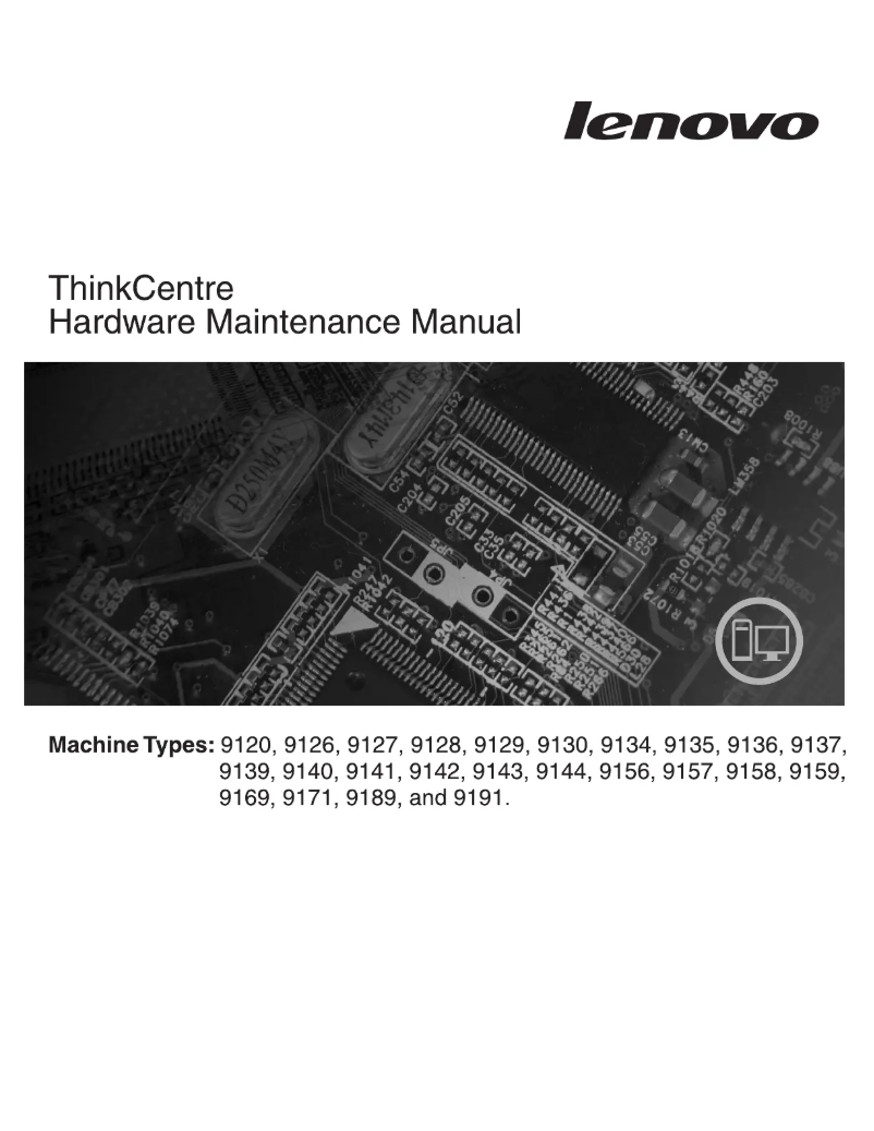 Page n°1 - Manuel utilisateur Lenovo ThinkCentre 91