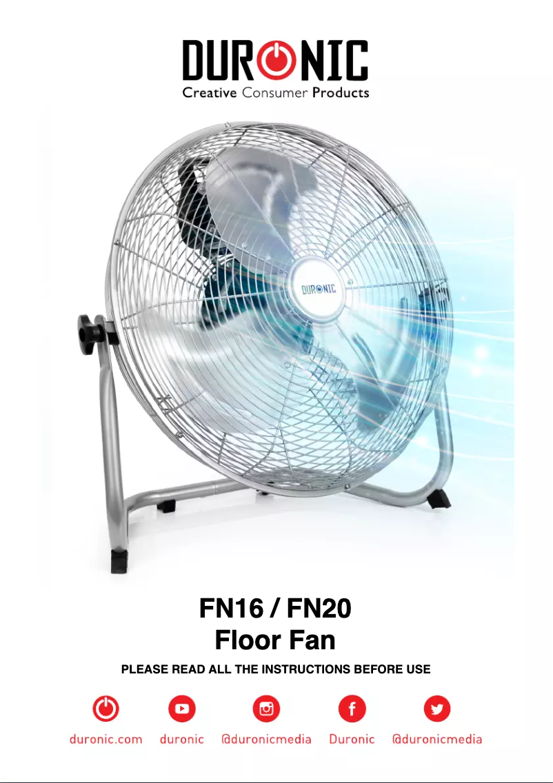 Image de la première page du manuel de l'appareil FN20