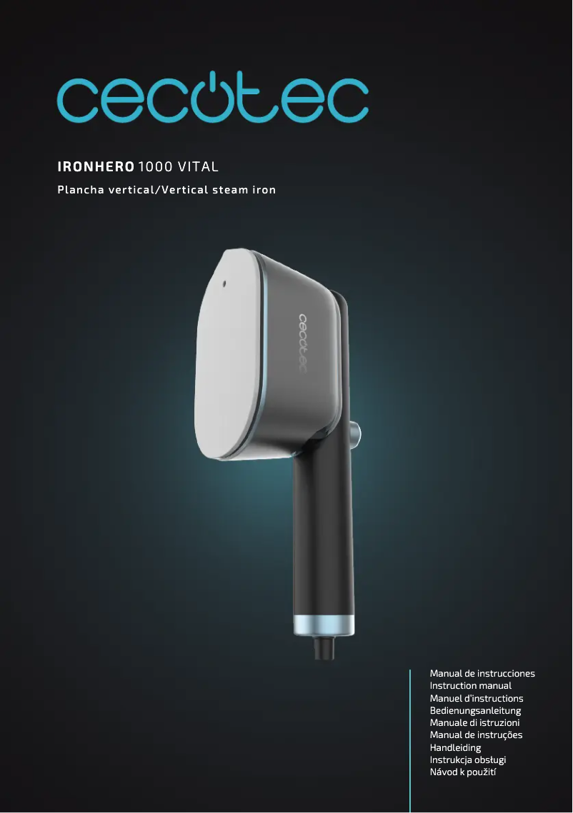 Page n°1 - Manuel utilisateur Cecotec IronHero 1000 Vital