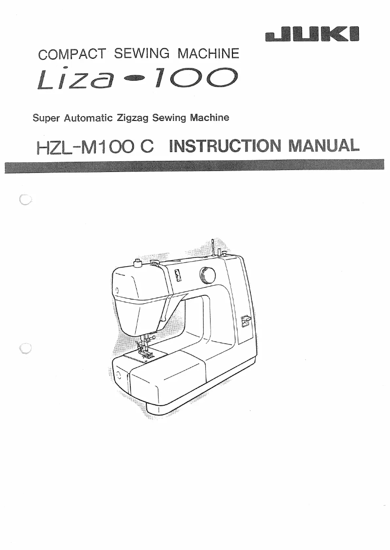 Image de la première page du manuel de l'appareil HZL-M100C
