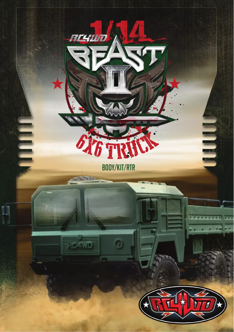 Page n°1 - Manuel utilisateur RC4WD Z-RTR0028