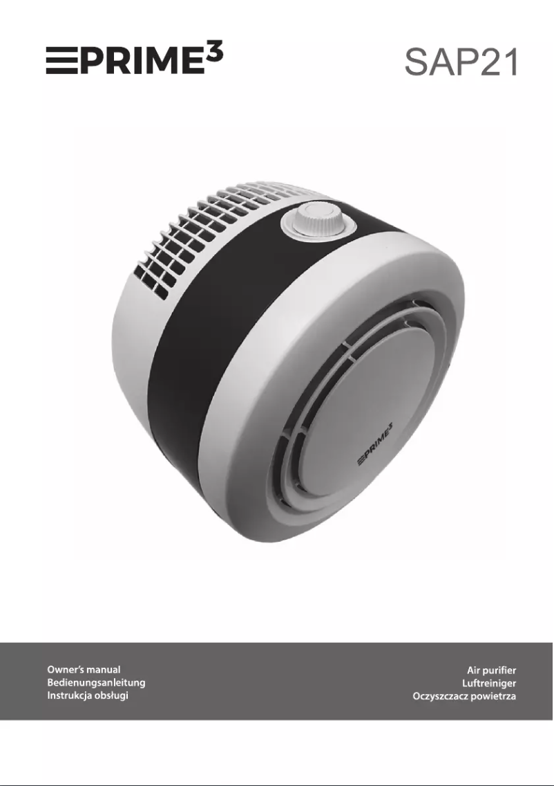 Page 1 de la notice Manuel utilisateur PRIME3 SAP21