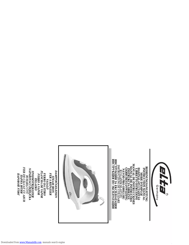 Page 1 de la notice Manuel utilisateur Elta DB151