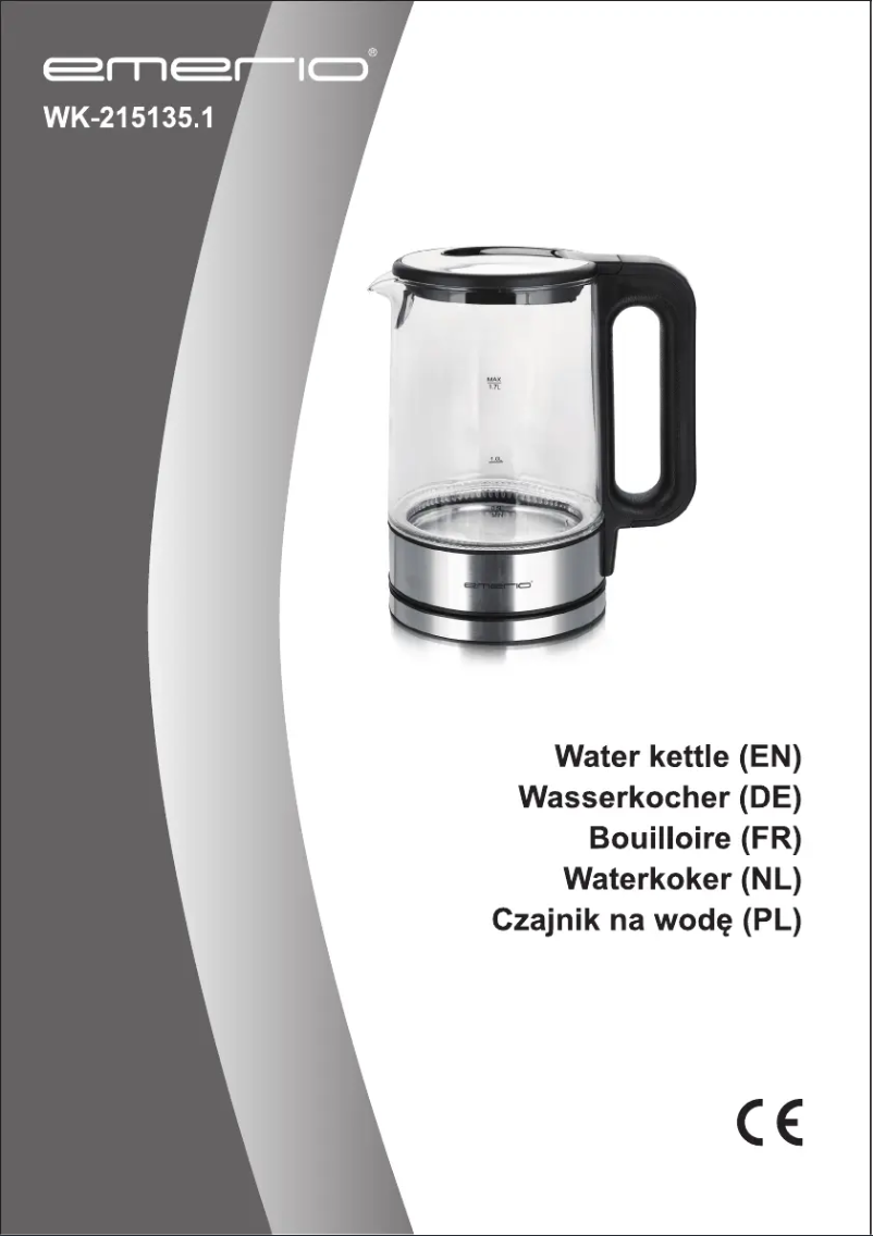 Página 1 del manual Manual de usuario Emerio WK-215135