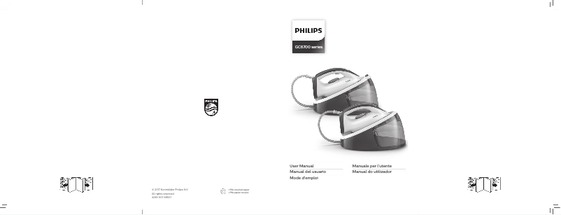 Image de la première page du manuel de l'appareil FastCare Compact GC6733