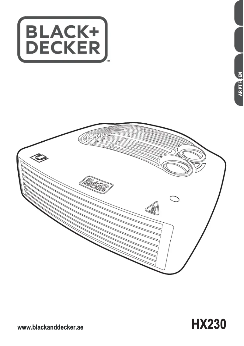 Page 1 de la notice Manuel utilisateur Black & Decker HX230