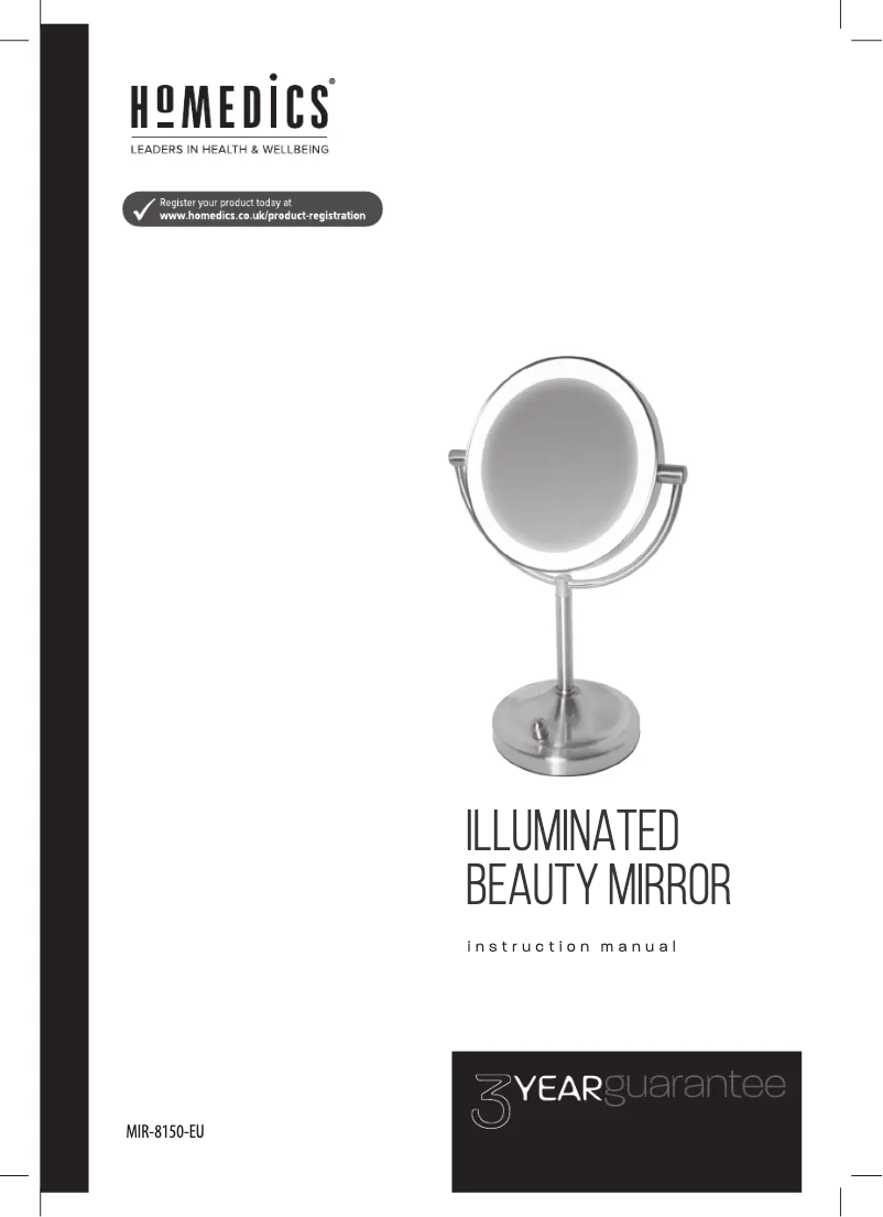 Image de la première page du manuel de l'appareil MIR-8150-EU