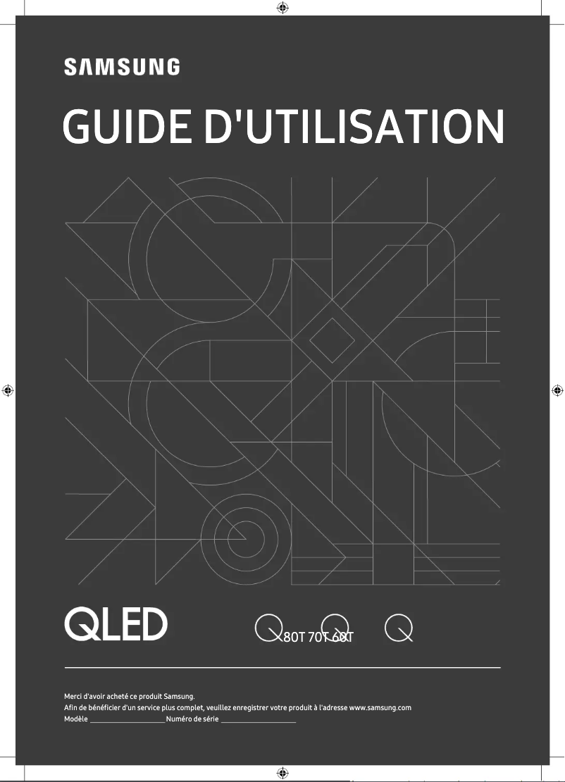 Imagen de la primera página del manual del dispositivo QA75Q80TAK