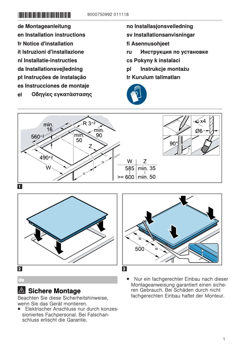 Image de la première page du manuel de l'appareil PKE645CA2E