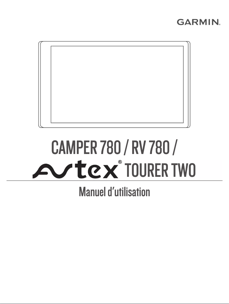 Image de la première page du manuel de l'appareil RV 780