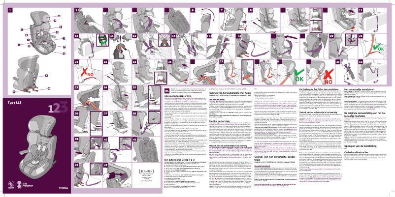 Image de la première page du manuel de l'appareil I-Max Isofix Tech