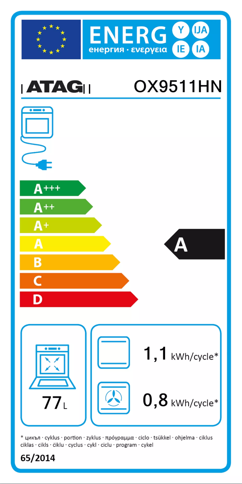 Image de la première page du manuel de l'appareil OX9511HN