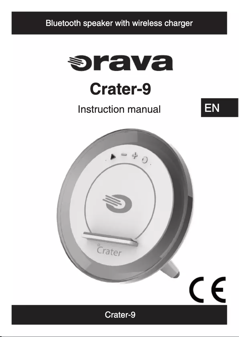 Image de la première page du manuel de l'appareil Crater-9