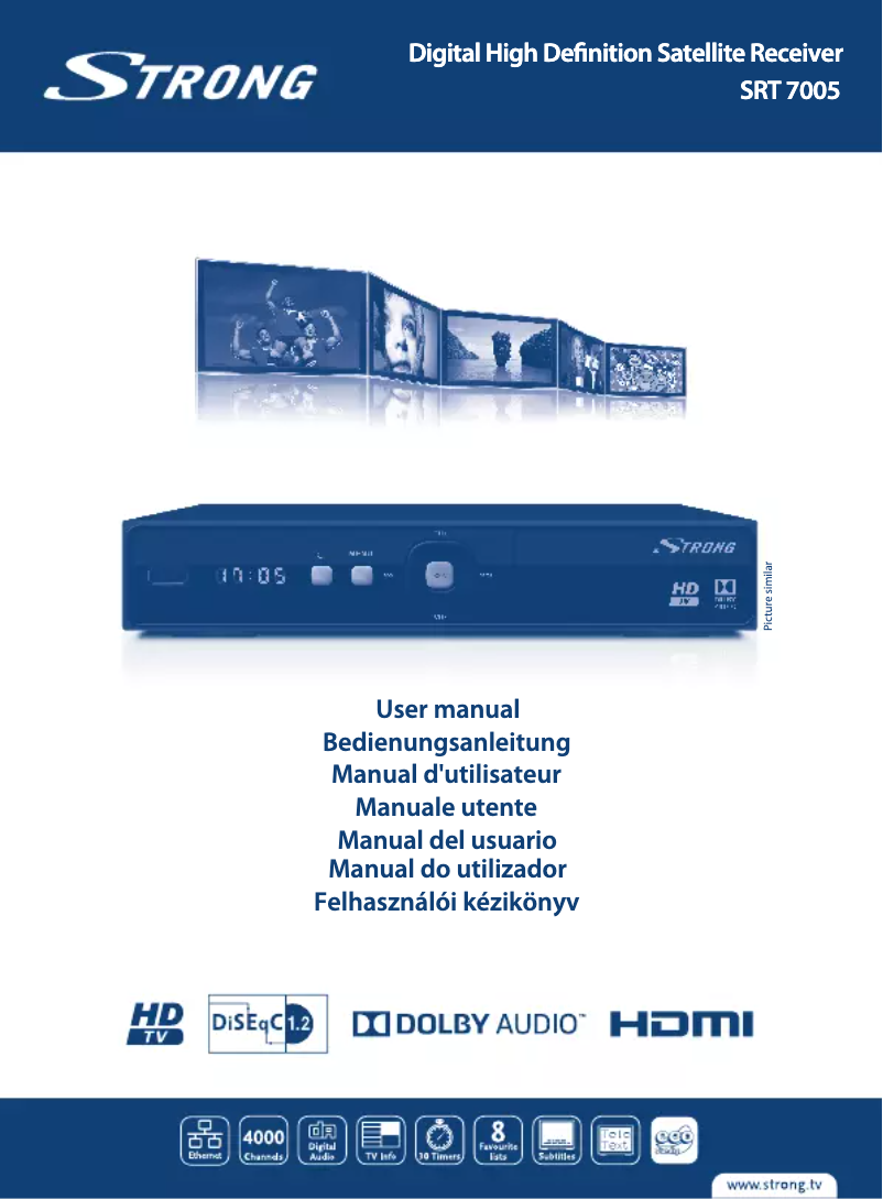 Page n°1 - Manuel utilisateur Strong SRT 7005