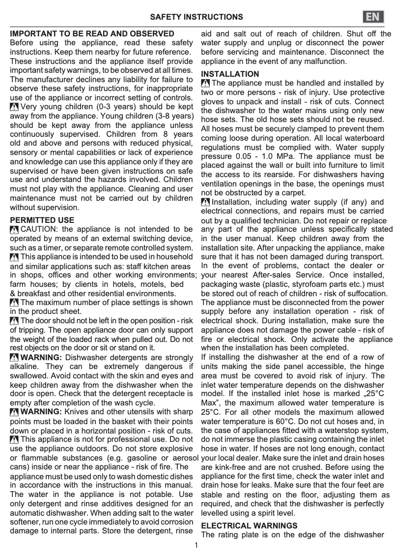 Image de la première page du manuel de l'appareil RCIO 3T131 A FE S