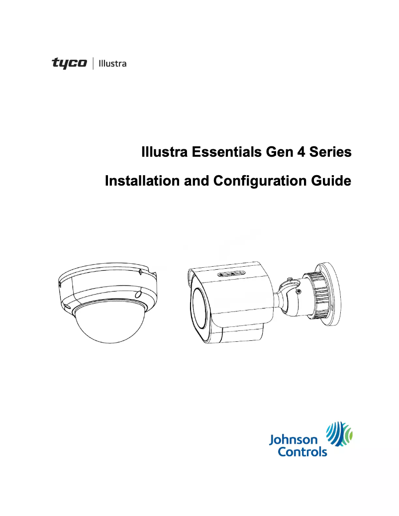 Page 1 of the manual User Manual Illustra IES02-D10-OI04