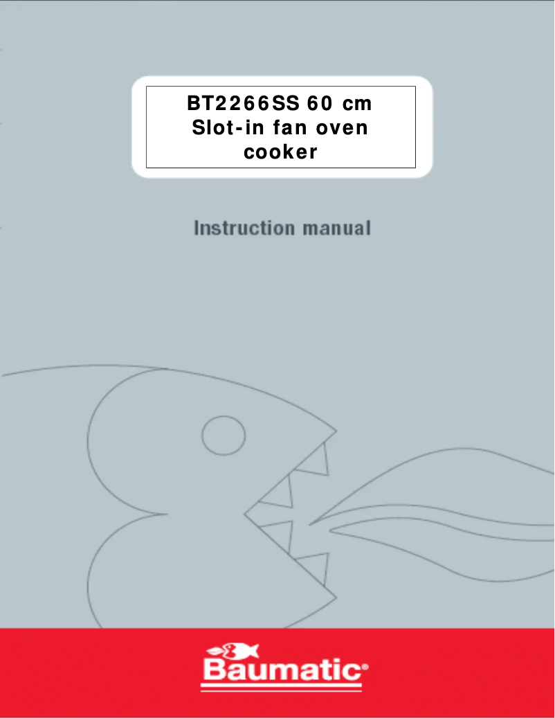 Image de la première page du manuel de l'appareil BT2266
