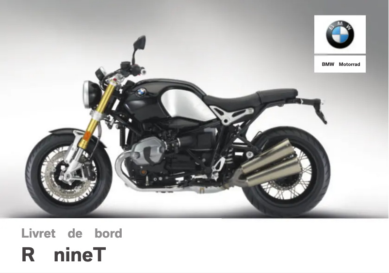 Page 1 de la notice Manuel utilisateur BMW R nineT (2019)