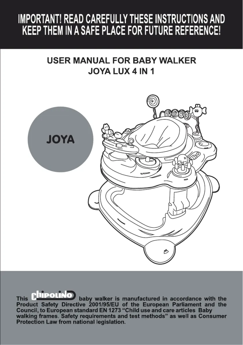 Image de la première page du manuel de l'appareil Joya Lux