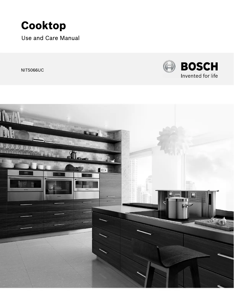 Page 1 de la notice Manuel utilisateur Bosch NIT5066UC