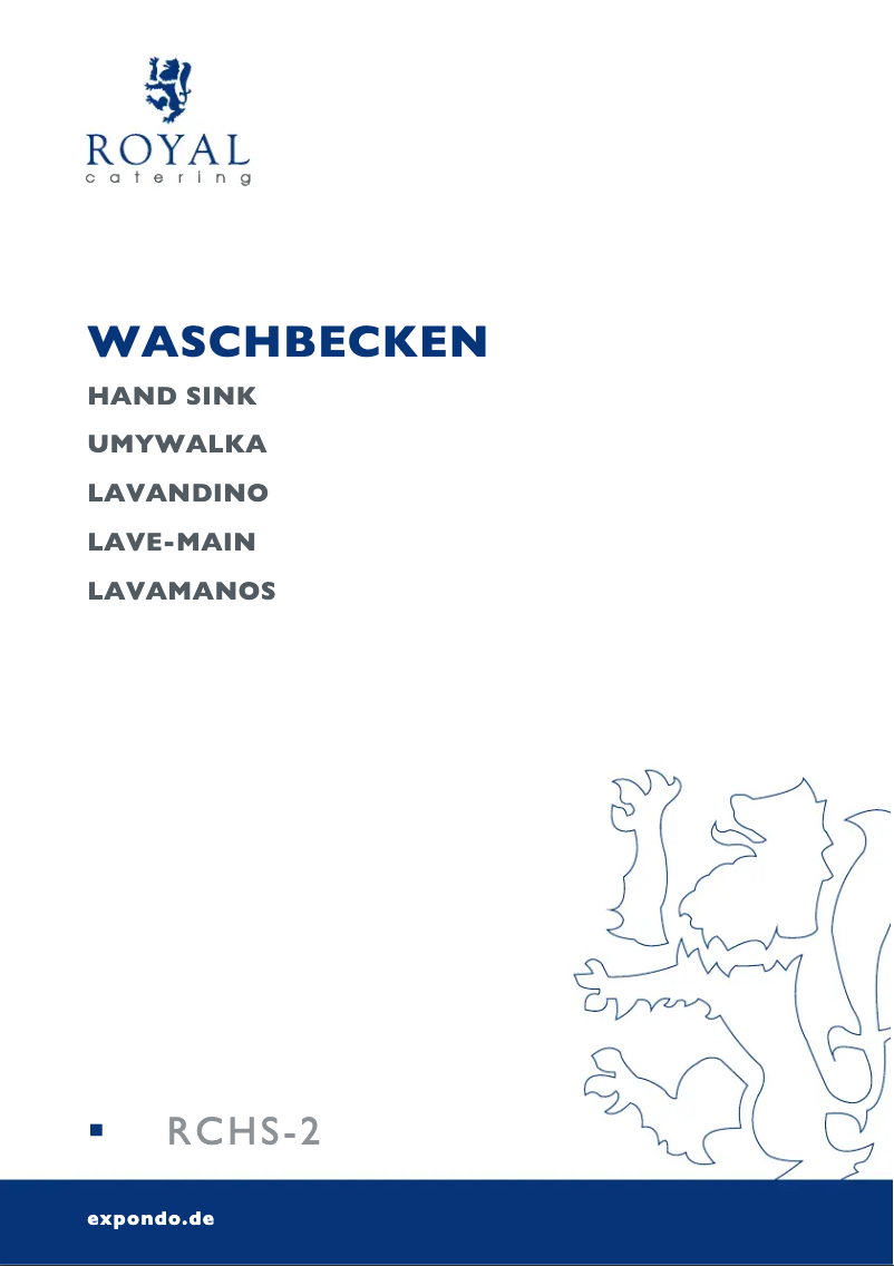 Página 1 del manual Manual de usuario Royal Catering RCHS-2