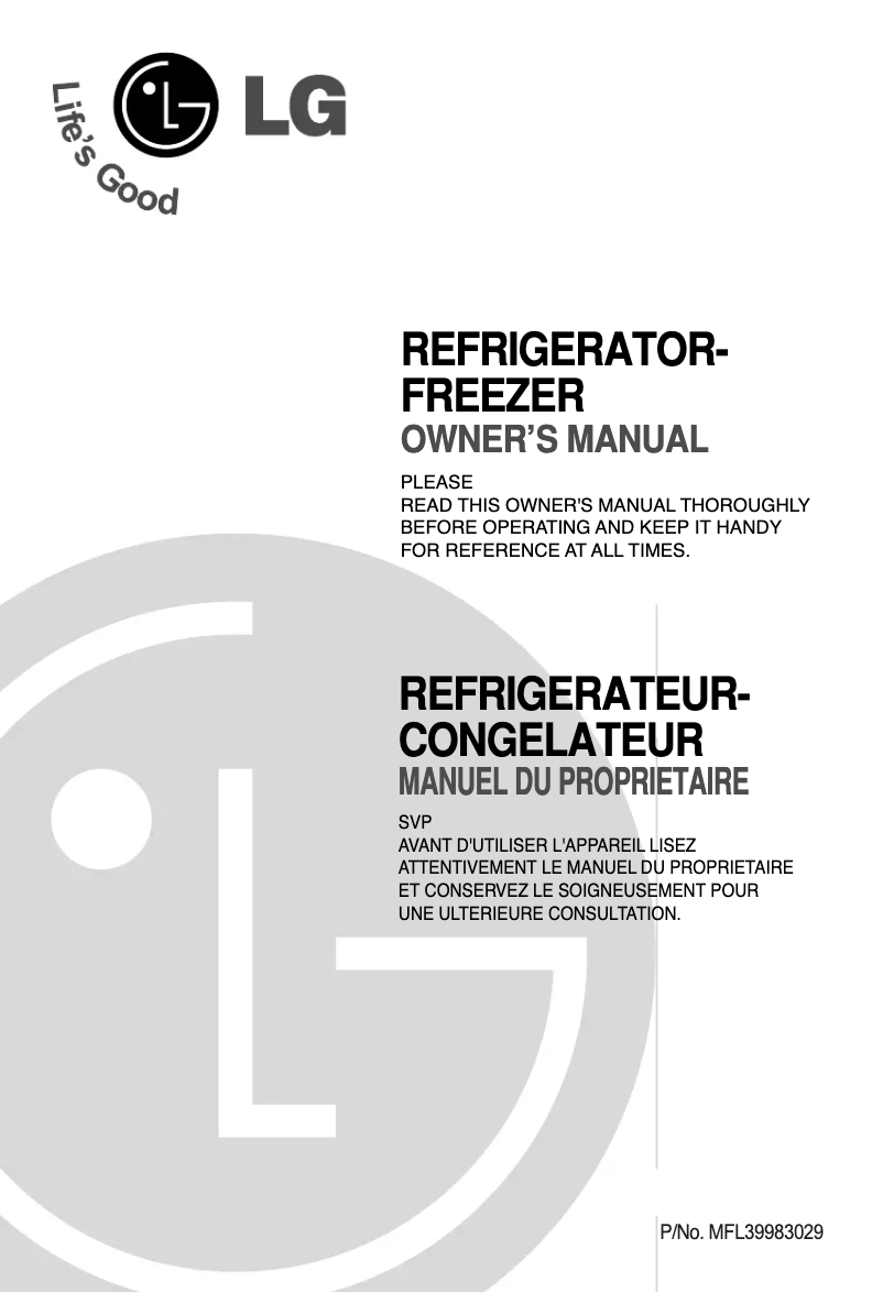 Página 1 del manual Manual de usuario LG GN-M492YLQK