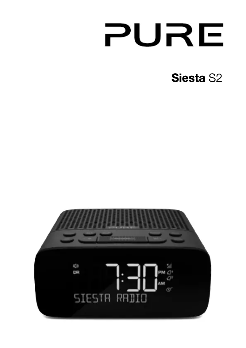 Image de la première page du manuel de l'appareil Siesta S2