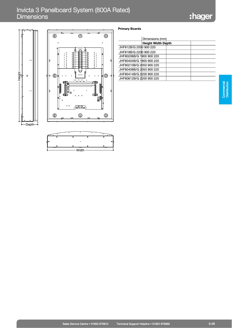 Image de la première page du manuel de l'appareil JHF80206BG