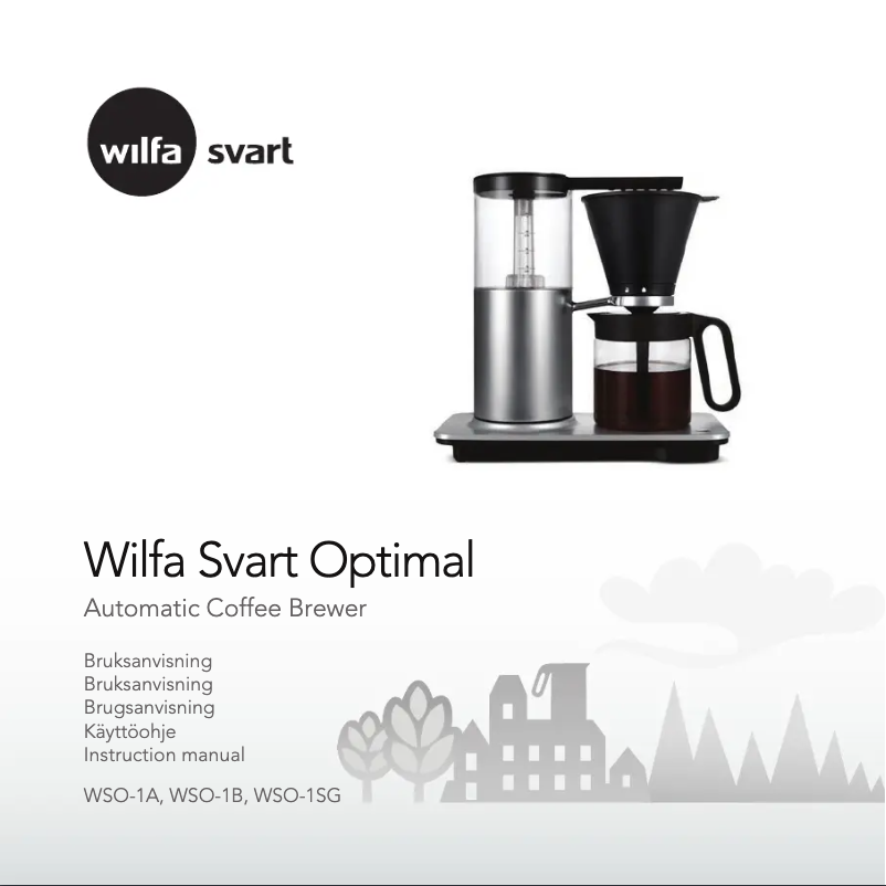 Page 1 de la notice Manuel utilisateur Wilfa Svart Optimal WSO-1A