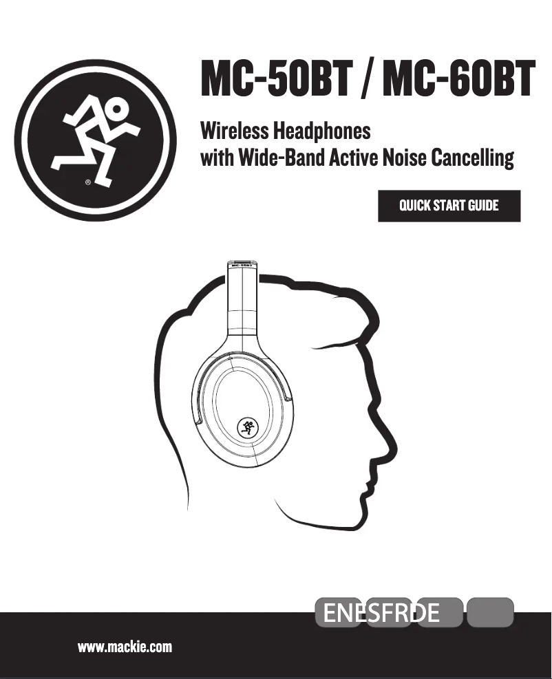 Page n°1 - Guide de démarrage rapide Mackie MC-50BT