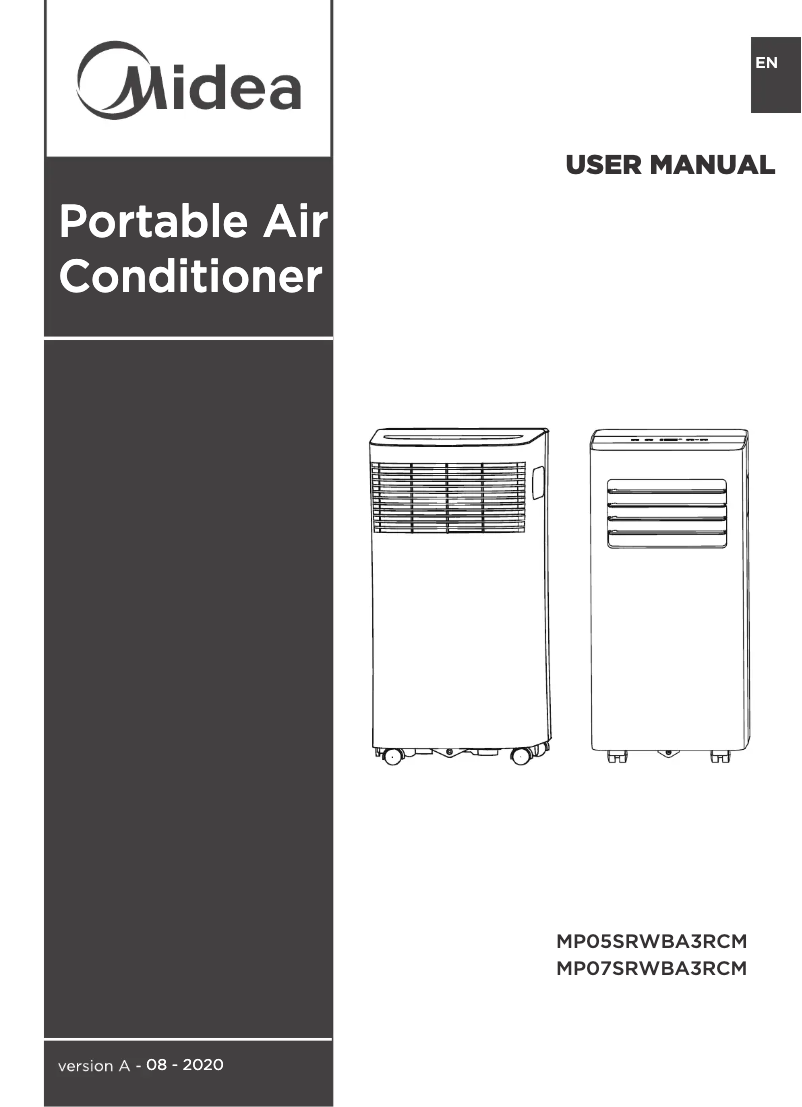 Page 1 de la notice Manuel utilisateur Midea MP05SRWBA3RCM
