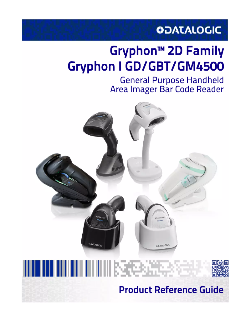 Image de la première page du manuel de l'appareil Gryphon GBT4500